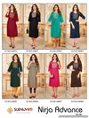 Nirja Advance Vol 8 By Suryajyoti Straight Cut Rayon Embroidery Kurtis Wholesale Price In Surat

